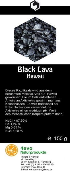 Black Lava Salz (Hawaii)